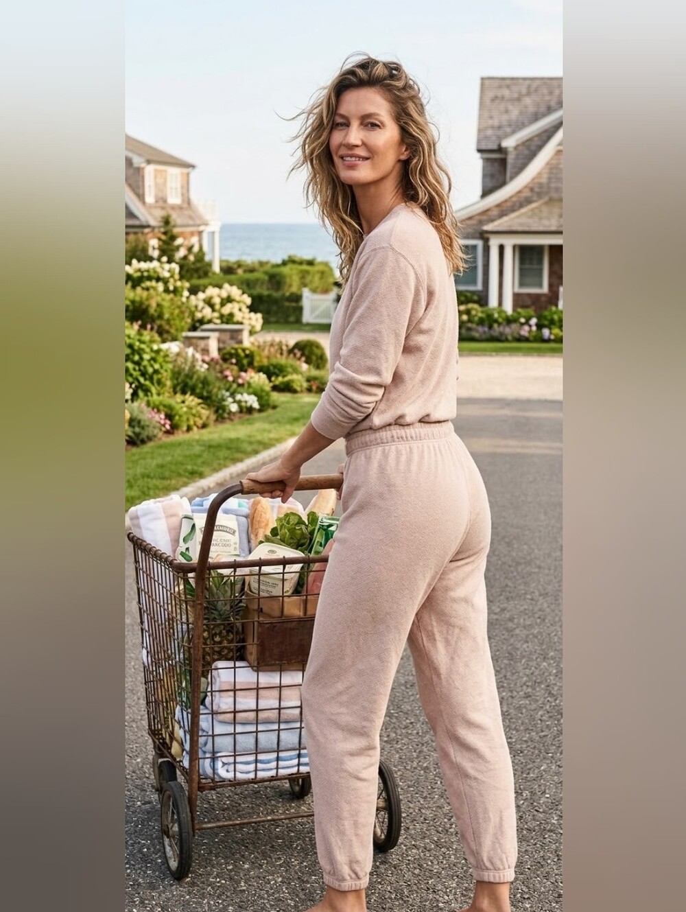 Jenni Kayne Saturday Sweatpants High Rise French Terry , size small